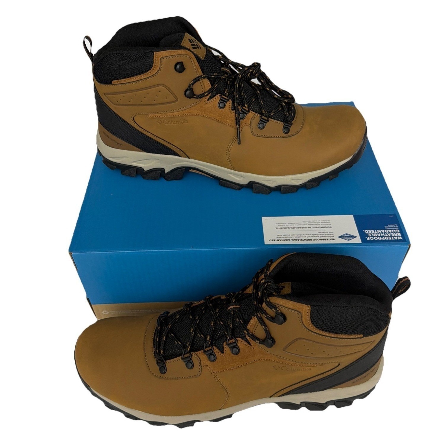 Columbia Sportswear Newton Ridge Plus Ii Omni-Tech Hiking Boots Waterproof Sz/17